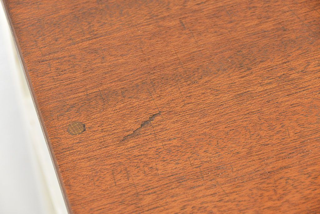 アンティーク家具　アンティークペイント　かわいい脚付きキッチンキャビネット(2)(食器棚、収納棚)