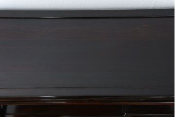 アンティーク家具　古民具・骨董 黒檀材の重厚な飾り棚(欠損有り)(茶棚、時代箪笥)　