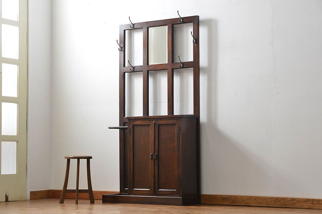 アンティーク雑貨　アンティーク 上品なホールハンガー(帽子掛け、傘立て)　