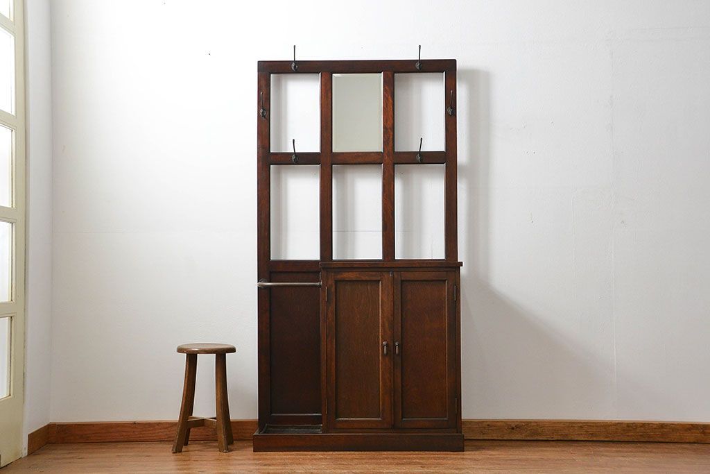 アンティーク雑貨　アンティーク 上品なホールハンガー(帽子掛け、傘立て)　