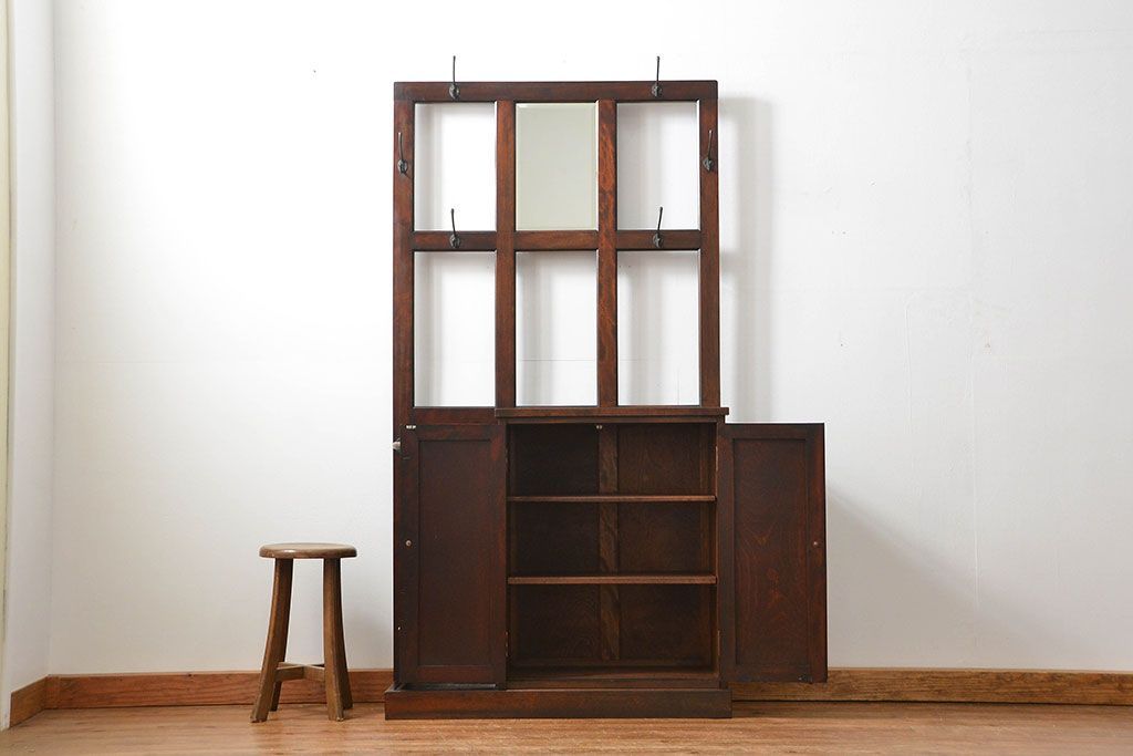 アンティーク雑貨　アンティーク 上品なホールハンガー(帽子掛け、傘立て)　