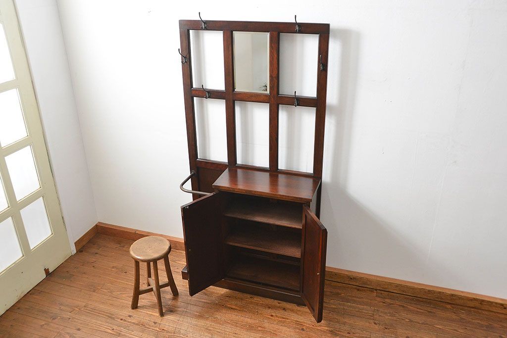 アンティーク雑貨　アンティーク 上品なホールハンガー(帽子掛け、傘立て)　