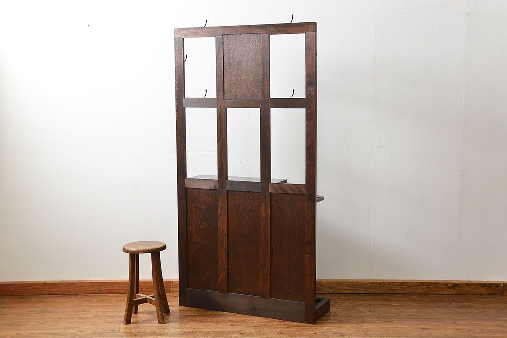 アンティーク雑貨　アンティーク 上品なホールハンガー(帽子掛け、傘立て)　