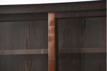 アンティーク家具　古民具・骨董 大きな19杯引き出し収納棚(薬箪笥、チェスト、百味箪笥、ガラスケース)