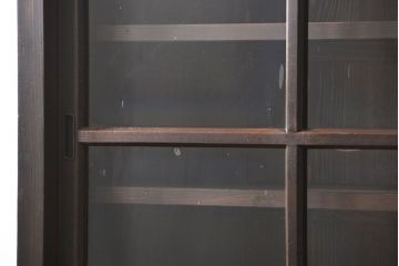 アンティーク家具　古民具・骨董 大きな19杯引き出し収納棚(薬箪笥、チェスト、百味箪笥、ガラスケース)