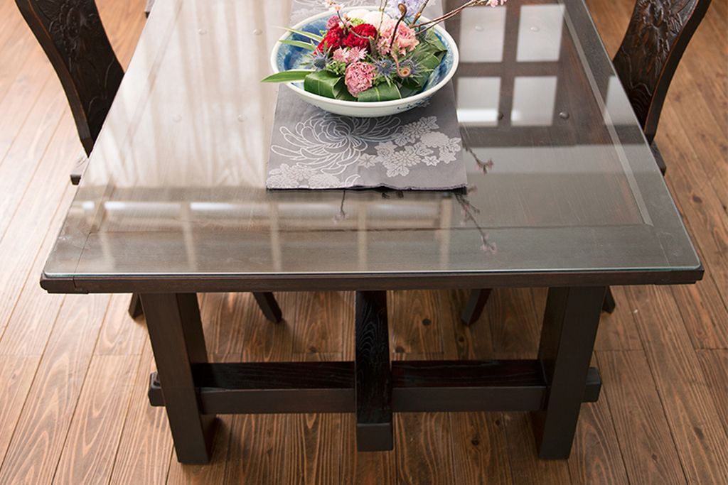 アンティーク家具　古民具・骨董　アンティーク蔵戸ダイニングテーブル