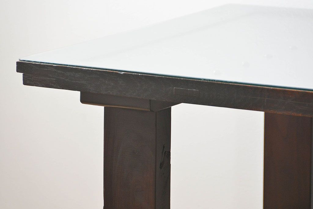 アンティーク家具　古民具・骨董　アンティーク蔵戸ダイニングテーブル