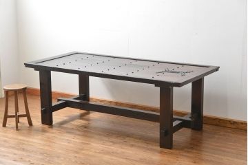アンティーク家具　古民具・骨董　アンティーク蔵戸ダイニングテーブル
