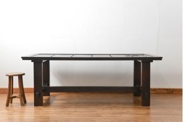 アンティーク家具　古民具・骨董　アンティーク蔵戸ダイニングテーブル