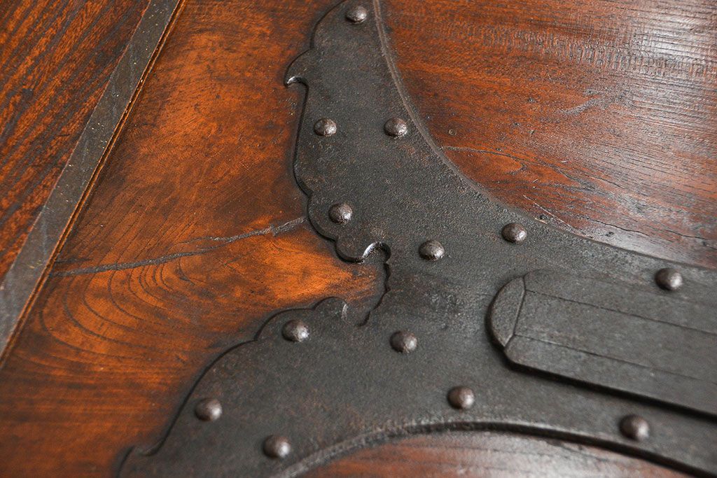 アンティーク家具　古民具・骨董　アンティーク蔵戸ダイニングテーブル