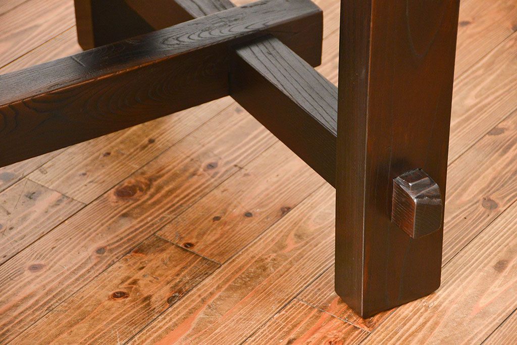 アンティーク家具　古民具・骨董　アンティーク蔵戸ダイニングテーブル