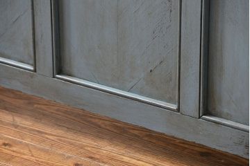 アンティークペイント かわいいフック付き衝立(パーテーション、ハンガー)