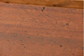 アンティーク家具　アンティーク 両面引き出しの横長テーブル(机、作業台)