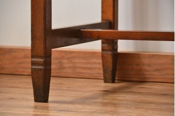 アンティーク家具　アンティーク 両面引き出しの横長テーブル(机、作業台)