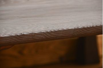 アンティーク家具　古民具・骨董 高級杉材 杢目の素晴らしい浮造り仕上げ座卓(テーブル・机)