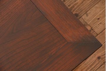 アンティーク家具　アンティーク  美しい総栗材の大きなちゃぶ台(テーブル、机)
