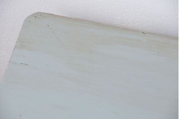 アンティーク家具　アンティークペイント かわいい2杯引き出し平机(1)(テーブル、デスク、在宅ワーク、在宅用)