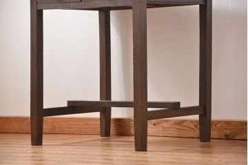 レトロ家具　昭和レトロ 古い木のシンプルな平机(テーブル、デスク、在宅ワーク、在宅用)　