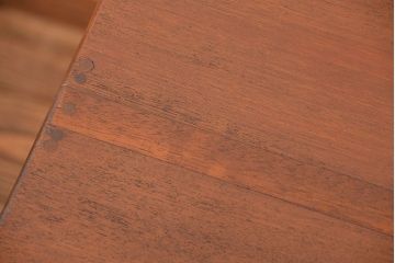 レトロ家具　アンティーク レトロなデザインの古い平机(テーブル、デスク、在宅ワーク、在宅用)　