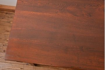 レトロ家具　アンティーク 古い栓材のレトロな平机(テーブル・デスク)