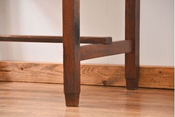 レトロ家具　アンティーク 古い栓材のレトロな平机(テーブル・デスク)