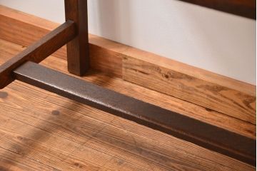 アンティーク家具　アンティーク 古いナラ材のシンプルな引き出し付き平机(テーブル、デスク、在宅ワーク、在宅用)　