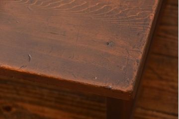 アンティーク家具　古民具・骨董 味のある小さな文机(経机、テーブル、花台)　