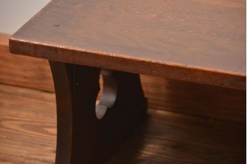 アンティーク家具　古民具・骨董 味のある小さな文机(経机、テーブル、花台)　