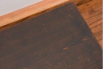 アンティーク家具　和製アンティーク 小さな引き出し付きテーブル(机)