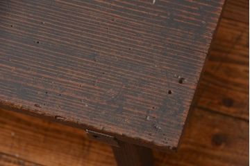 アンティーク家具　和製アンティーク 小さな引き出し付きテーブル(机)