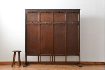 アンティーク レトロなデザインのフック付き衝立(パーテーション、帽子掛け、コートハンガー)　