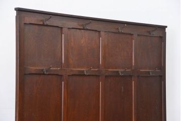 アンティーク レトロなデザインのフック付き衝立(パーテーション、帽子掛け、コートハンガー)　