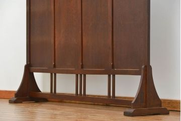 アンティーク レトロなデザインのフック付き衝立(パーテーション、帽子掛け、コートハンガー)　