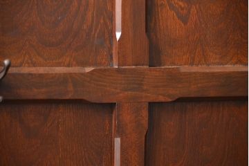 アンティーク レトロなデザインのフック付き衝立(パーテーション、帽子掛け、コートハンガー)　