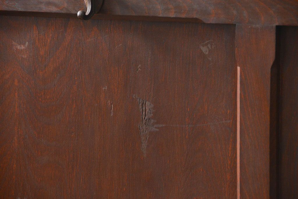 アンティーク レトロなデザインのフック付き衝立(パーテーション、帽子掛け、コートハンガー)　