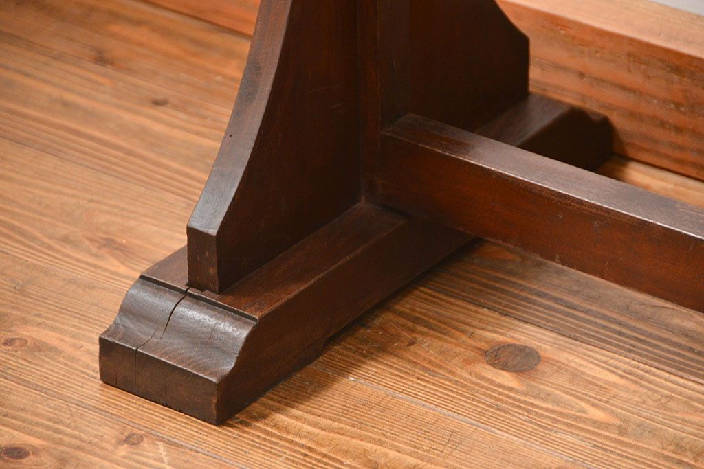 アンティーク レトロなデザインのフック付き衝立(パーテーション、帽子掛け、コートハンガー)　