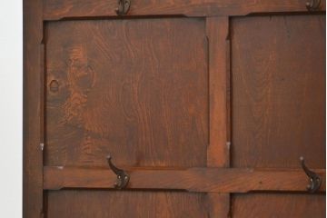 アンティーク レトロなデザインのフック付き衝立(パーテーション、帽子掛け、コートハンガー)　