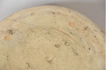 アンティーク家具　アンティーク 使い込まれたペイントスツール(1)(丸椅子、イス)