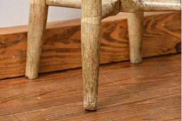 アンティーク家具　アンティーク 使い込まれたペイントスツール(1)(丸椅子、イス)