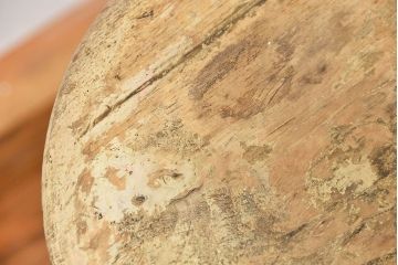 アンティーク家具　アンティーク 使い込まれたペイントスツール(2)(丸椅子、イス)