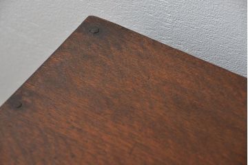 アンティーク家具　アンティーク 小振りな引き出し付きサイドテーブル(机)　