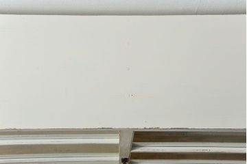 アンティーク家具　アンティークペイント　シンプルな収納棚(飾り棚、本棚)