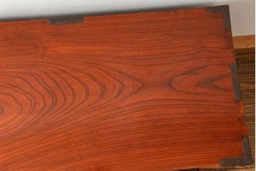 アンティーク家具　古民具・骨董 総欅(ケヤキ)　美しい上手庄内箪笥(時代箪笥、衣装箪笥)