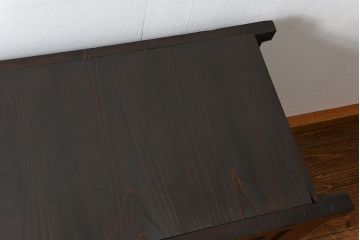 アンティーク家具　アンティーク 重厚な四尺水屋箪笥サイドボード(1)(食器棚、収納棚)