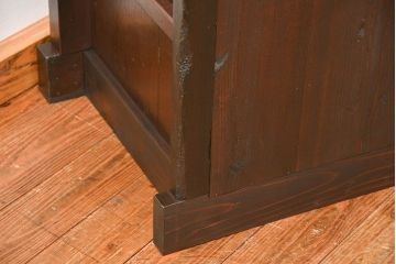 アンティーク家具　アンティーク 重厚な四尺水屋箪笥サイドボード(1)(食器棚、収納棚)