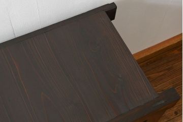 アンティーク家具　和製アンティーク 重厚な四尺水屋箪笥サイドボード(2)(食器棚、収納棚)