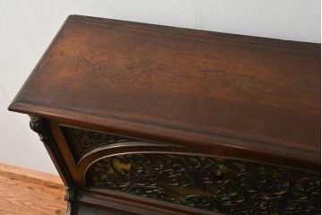 アンティーク雑貨　ジャンク品　かわいいデザインのアンティークオルガン