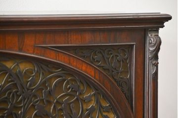 アンティーク雑貨　ジャンク品　かわいいデザインのアンティークオルガン