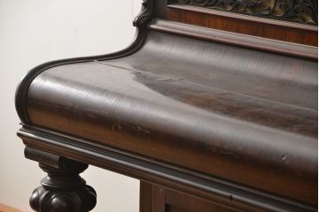 アンティーク雑貨　ジャンク品　かわいいデザインのアンティークオルガン