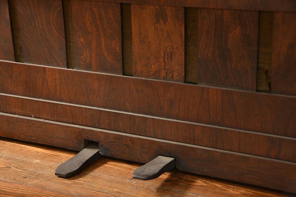 アンティーク雑貨　ジャンク品　かわいいデザインのアンティークオルガン